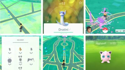 Green and Dark Green Areas in Pokemon Go